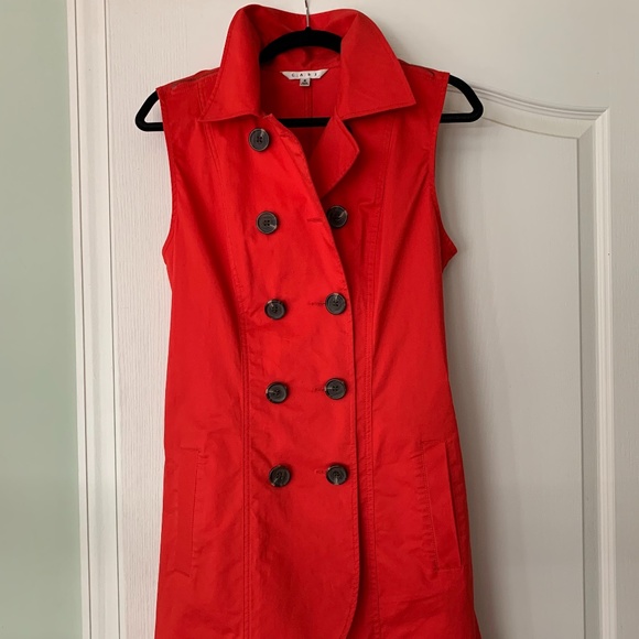 CAbi red convertible trench coat - Picture 5 of 8